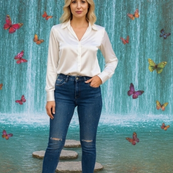 Pantalón Esquirlas De Brillo